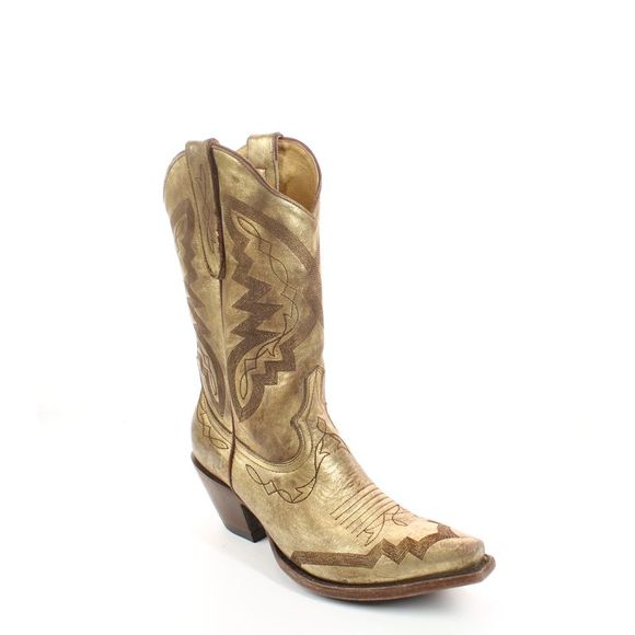 Old Gringo womans Peyton Gold Cowboy, Western Boots Size 8 Medium (D, M) - Picture 2 of 4